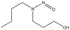 N-NITROSO-N-BUTYL-(3-HYDROXYPROPYL)AMINE Structure