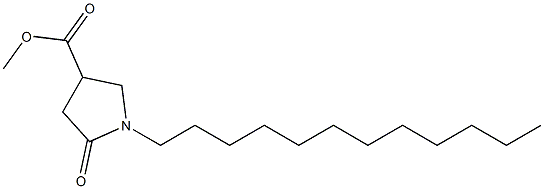 1-LAURYL-4-METHYLOXYCARBONYL-2-PYRROLIDONE,,结构式