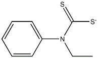 ETHYLPHENYLDITHIOCARBAMATE 结构式