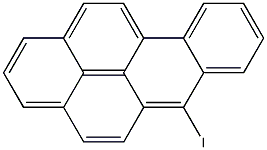 6-IODOBENZO(A)PYRENE Structure