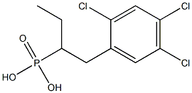 ETHYL2,4,5-TRICHLOROPHENYLETHYLPHOSPHONATE Structure