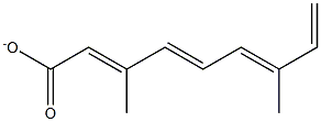 3,7-DIMETHYL-2,4,6,8-NONATETRAENOATE 化学構造式