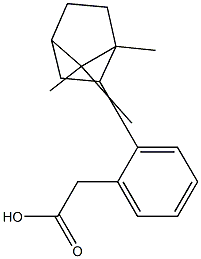 EXO-2-BORNYLPHENYLACETATE Struktur