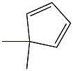 5,5-DIMETHYLCYCLOPENTADIENE 化学構造式