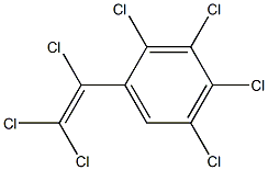 BETA,BETA-HEPTACHLOROSTYRENE 化学構造式