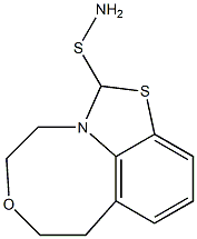 OXIDIETHYLENE-2-BENZOTHIAZYLSULFENAMIDE 化学構造式