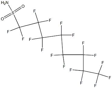 PERFLUOROOCTANESULFONYLAMIDE 结构式
