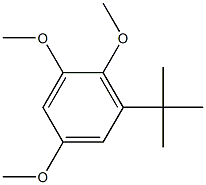 1,2,5-TRIMETHOXY-3-TERT-BUTYLBENZENE Structure