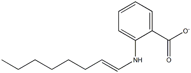 HEPTYLIDENEMETHYLANTHRANILATE Structure