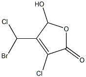 3-CHLORO-4-(BROMOCHLOROMETHYL)-5-HYDROXY-2(5H)-FURANONE