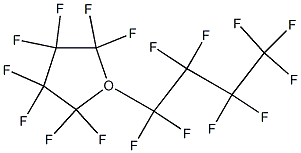 PERFLUOROBUTYLPERFLUOROTETRAHYDROFURAN 结构式