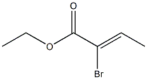 ETHYL-ALPHA-BROMOCROTONATE Structure