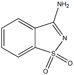 3-AMINOBENZ[D]-ISOTHIAZOLE-1,1-DIONE Structure