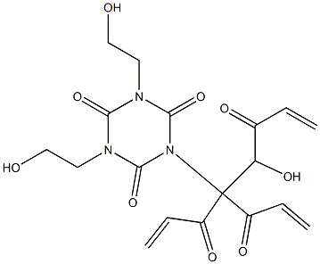 TRIACRYL-(TRIS-2-HYDROXYETHYL)-ISOCYANURATE 结构式