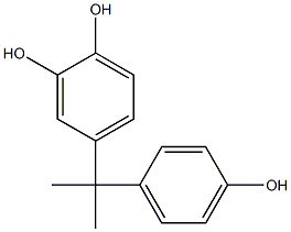 2-(4-HYDROXYPHENYL)-2-(3,4-DIHYDROXYPHENYL)-PROPANE Struktur