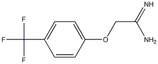 2-(4-TRIFLUOROMETHYLPHENOXY)ACETAMIDINE,,结构式