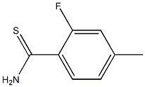 2-FLUORO-4-METHYL-THIOBENZAMIDE Structure