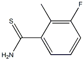 3-FLUORO-2-METHYL-THIOBENZAMIDE 结构式