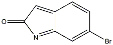 6-Bromoindole-2-one,,结构式
