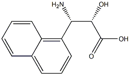 (2S,3S)-3-Amino-2-hydroxy-3-naphthalen-1-yl-propanoic acid 结构式