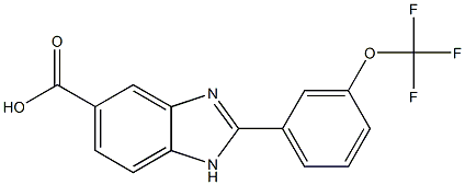 2-(3-Trifluoromethoxyphenyl)-1H-benzimidazole-5-carboxylic acid