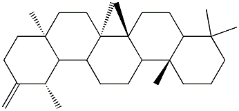 (1S,4aS,6aR,6bR,12aS)-1,4a,6a,6b,9,9,12a-heptamethyl-2-methylidene-1,3,4,5,6,6a,7,8,8a,10,11,12,13,14,14a,14b-hexadecahydropicene,,结构式