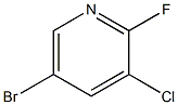 5-Bromo-3-chloro-2-fluoropyridine,,结构式