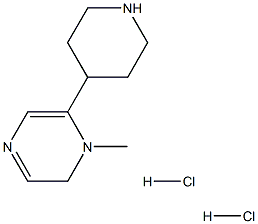 1-methyl-6-(piperidin-4-yl)-1,2-dihydropyrazine dihydrochloride Struktur