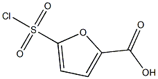 5-磺酰氯-呋喃-2-甲酸,,结构式