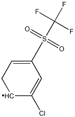 (2-Chloro-4-trifluoromethanesulfonyl-phenyl)-,,结构式