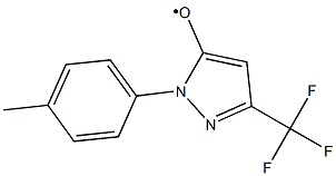 (2-p-Tolyl-5-trifluoromethyl-2H-pyrazol-3-yloxy)- Structure