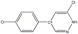 (4-Chlorophenyl)-(6-chloropyridazin-3-yl)- Structure