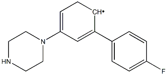 (4-Fluoro-phenyl)-(4-piperazin-1-yl-phenyl)-,,结构式