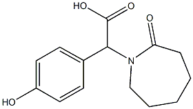 (4-Hydroxy-phenyl)-(2-oxo-azepan-1-yl)-acetic acid Struktur