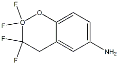 2,2,3,3-Tetrafluoro-6-aminobenzodioxane 化学構造式