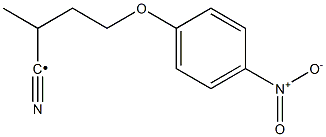 Methyl [3-(4-nitrophenoxy)propyl]cyano- 结构式