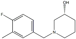 (3R)-1-(4-fluoro-3-methylbenzyl)piperidin-3-ol Structure