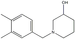 1-(3,4-dimethylbenzyl)piperidin-3-ol 化学構造式