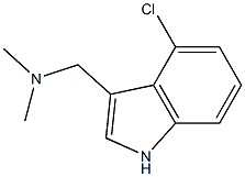 1-(4-chloro-1H-indol-3-yl)-N,N-dimethylmethanamine