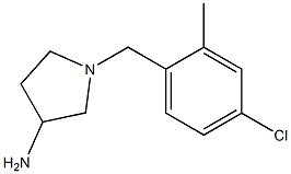 1-(4-chloro-2-methylbenzyl)pyrrolidin-3-amine|