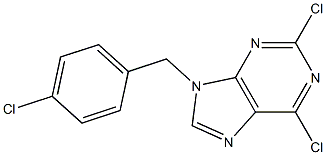  2,6-dichloro-9-(4-chlorobenzyl)-9H-purine