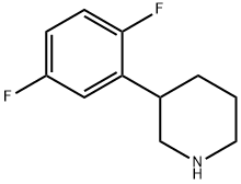 3-(2,5-difluorophenyl)piperidine,1044768-90-2,结构式