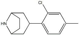 3-(2-chloro-4-methylphenyl)-8-azabicyclo[3.2.1]octane|