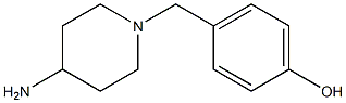 4-[(4-aminopiperidin-1-yl)methyl]phenol Struktur