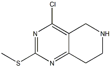 4-chloro-2-(methylsulfanyl)-5,6,7,8-tetrahydropyrido[4,3-d]pyrimidine Structure