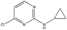 4-chloro-N-cyclopropylpyrimidin-2-amine Structure