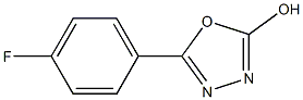 5-(4-fluorophenyl)-1,3,4-oxadiazol-2-ol Structure