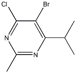 5-bromo-4-chloro-2-methyl-6-(1-methylethyl)pyrimidine