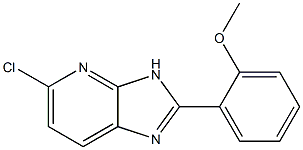 5-chloro-2-(2-methoxyphenyl)-3H-imidazo[4,5-b]pyridine Structure