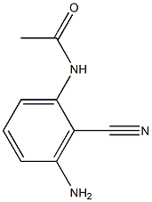 N-(3-amino-2-cyanophenyl)acetamide Structure